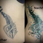 QueegQueg Tattoo Cover up Feather