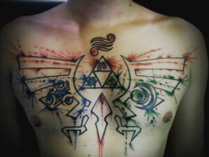 QueegQueg Tattoo Zelda Aquapunch